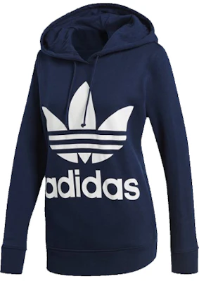 (Women) adidas Originals Pullover Sweatshirt Navy Blue Back-to-School Style CE2410 Buy (Women) adidas Originals Pullover Sweatshirt Navy Blue Back-to-School Style CE2410