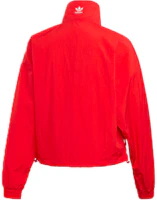 Lookbook (W) adidas 三葉草紅色復古LRG Logo立領運動外套 FM2585