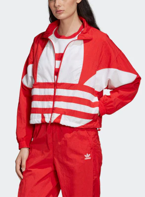 (W) 아디다스 오리지널 레드 레트로 LRG 로고 스탠드 칼라 트랙 재킷 FM2585 Shop (W) 아디다스 오리지널 레드 레트로 LRG 로고 스탠드 칼라 트랙 재킷 FM2585