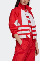 Purchase (W) adidas 三葉草紅色復古LRG Logo立領運動外套 FM2585