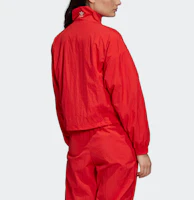 Details for (W) adidas 三葉草紅色復古LRG Logo立領運動外套 FM2585