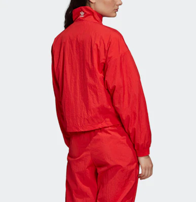 (W) 아디다스 오리지널 레드 레트로 LRG 로고 스탠드 칼라 트랙 재킷 FM2585 Details for (W) 아디다스 오리지널 레드 레트로 LRG 로고 스탠드 칼라 트랙 재킷 FM2585