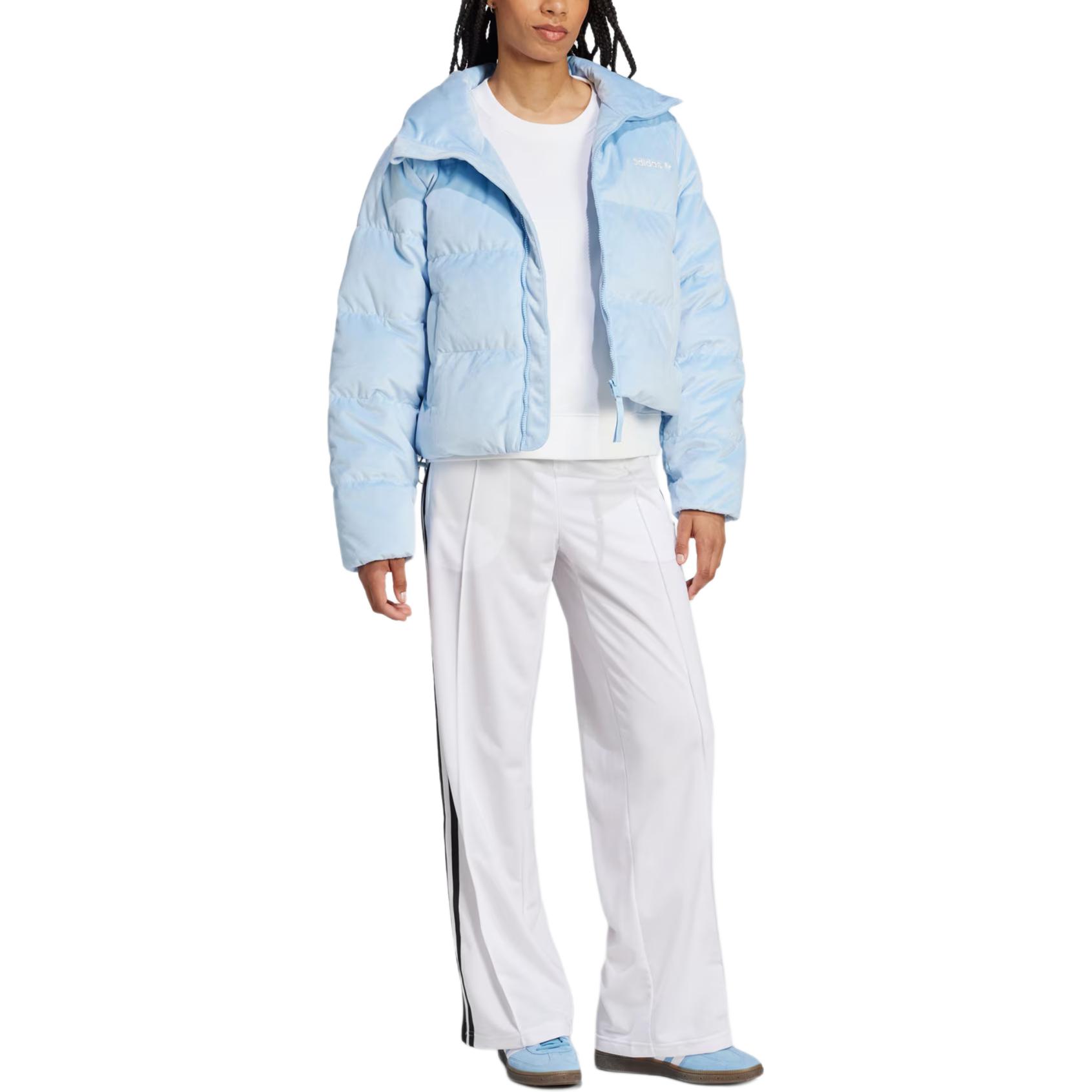 Lookbook (W) adidas Originals RegenDown 天鵝絨羽絨外套 粉藍配色 JH3600