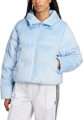 (W) adidas Originals RegenDown 天鵝絨羽絨外套 粉藍配色 JH3600 Shop (W) adidas Originals RegenDown 天鵝絨羽絨外套 粉藍配色 JH3600