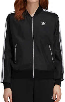 (W) 아디다스 오리지널 레트로 아메리칸 스트라이프 로고 트랙 재킷 블랙 DP8584 Lookbook (W) 아디다스 오리지널 레트로 아메리칸 스트라이프 로고 트랙 재킷 블랙 DP8584