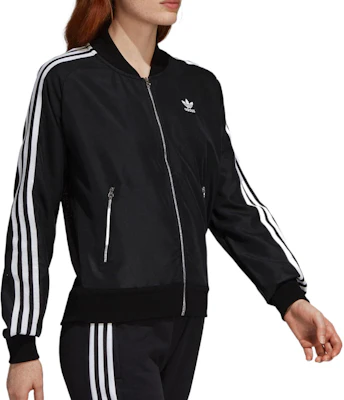 (W) 아디다스 오리지널 레트로 아메리칸 스트라이프 로고 트랙 재킷 블랙 DP8584 Purchase (W) 아디다스 오리지널 레트로 아메리칸 스트라이프 로고 트랙 재킷 블랙 DP8584
