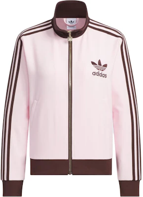 (W) adidas Originals Retro Colorblock Track Jacket - Clear Pink Fit Santai JX2804 Order (W) adidas Originals Retro Colorblock Track Jacket - Clear Pink Fit Santai JX2804