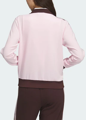 (W) adidas Originals Retro Colorblock Track Jacket - Clear Pink Fit Santai JX2804 Shop (W) adidas Originals Retro Colorblock Track Jacket - Clear Pink Fit Santai JX2804