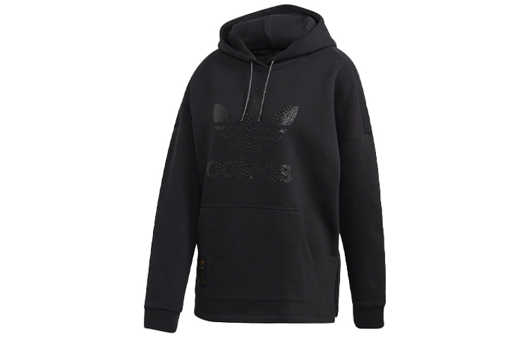 (Women) adidas Originals Retro Hoodie Black Sports Sweatshirt GK1721