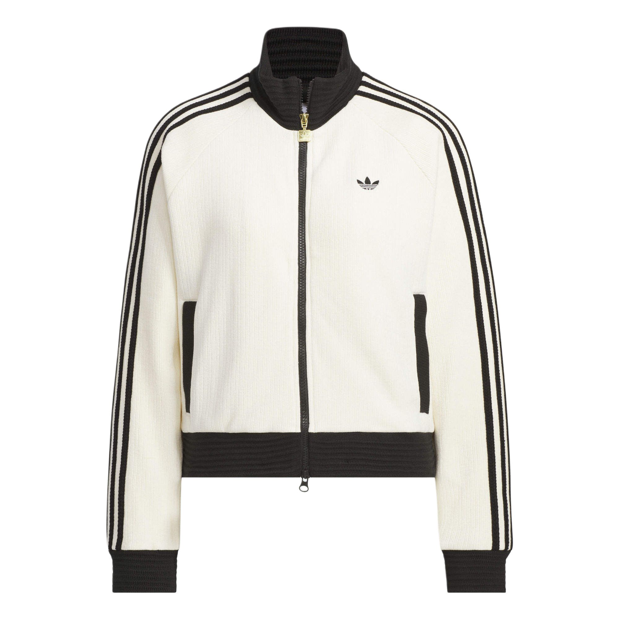 (Women) adidas Originals Retro Sports Striped Track Jacket Off-White JN0722-
