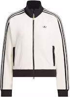 (Women) adidas Originals Retro Sports Striped Track Jacket Off-White JN0722- (Women) adidas Originals Retro Sports Striped Track Jacket Off-White JN0722-