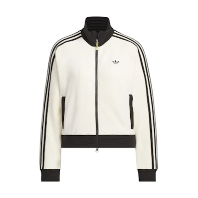 (Women) adidas Originals Retro Sports Striped Track Jacket Off-White JN0722-