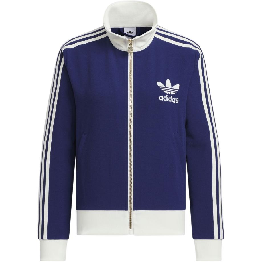 (Women) adidas Originals Retro Track Jacket Navy/Off-White Striped Zip-Up JX2802