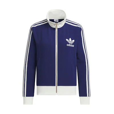 (Women) adidas Originals Retro Track Jacket Navy/Off-White Striped Zip-Up JX2802