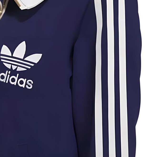 (Women) adidas Originals Retro Track Jacket Navy/Off-White Striped Zip-Up JX2802 圖 5