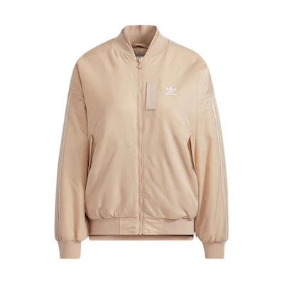 (Women) adidas Originals Retro Track Jacket Yellow with Trefoil Logo Print HE6584