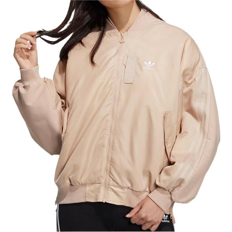 Lookbook (W) 아디다스 오리지널 레트로 트랙 자켓 옐로우 트레포일 로고 프린트 HE6584