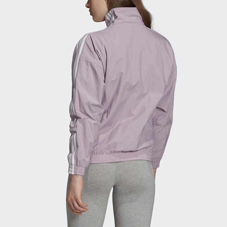 Purchase (W) アディダス オリジナルス レトロウインドブレーカー ジャケット パープル ED7541