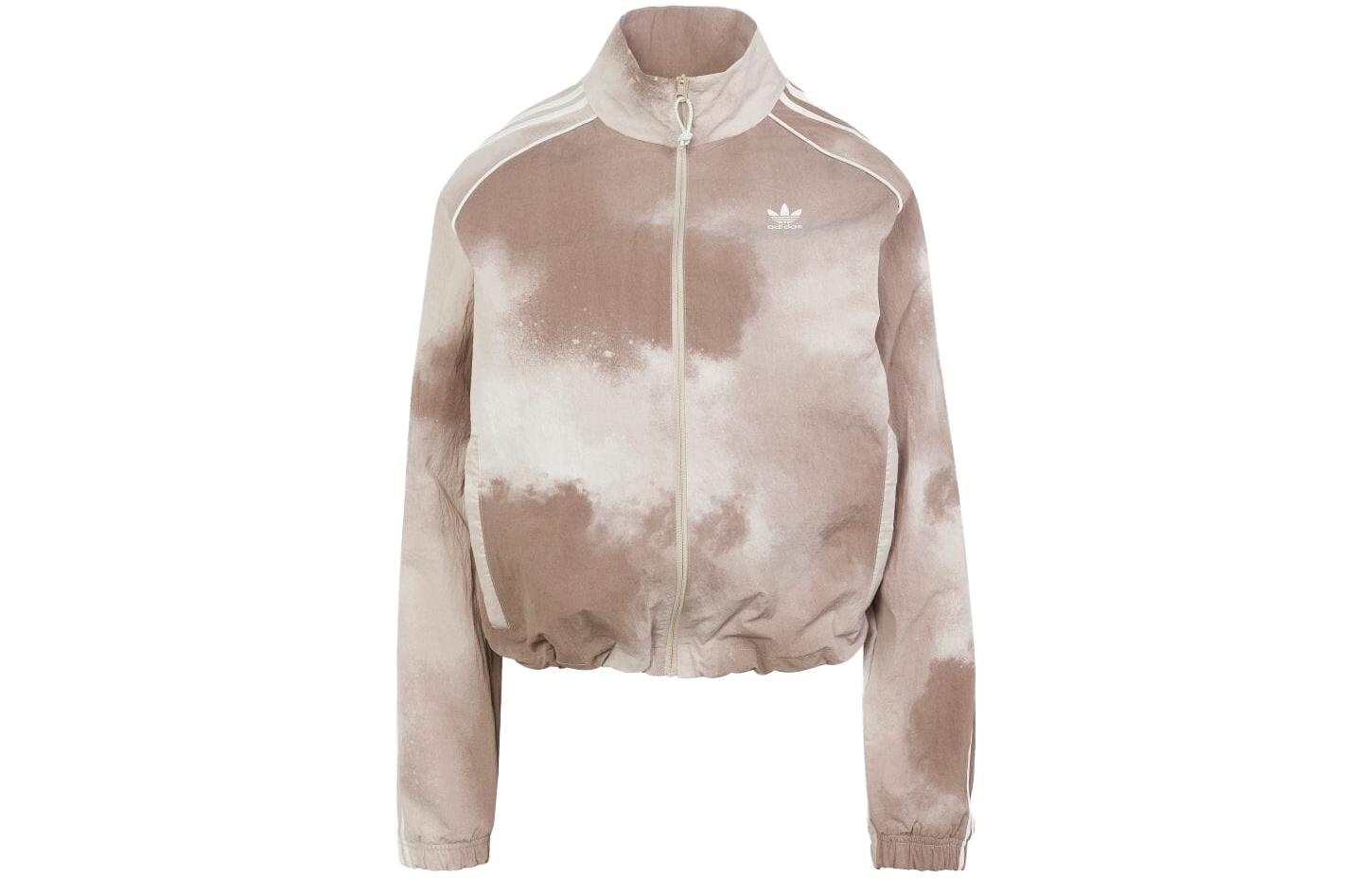 (Women) adidas Originals Retro Zip-Up Track Jacket Brown Yellow II5655