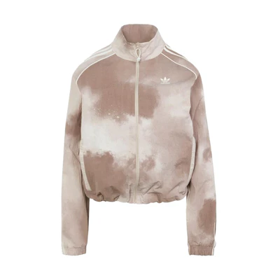 (Women) adidas Originals Retro Zip-Up Track Jacket Brown Yellow II5655