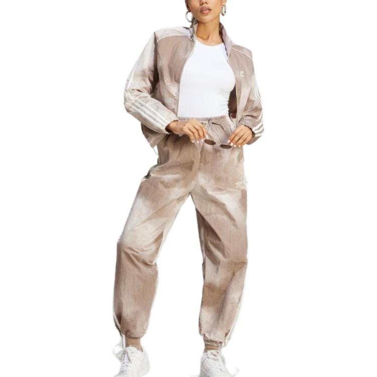 (Women) adidas Originals Retro Zip-Up Track Jacket Brown Yellow II5655 圖 3