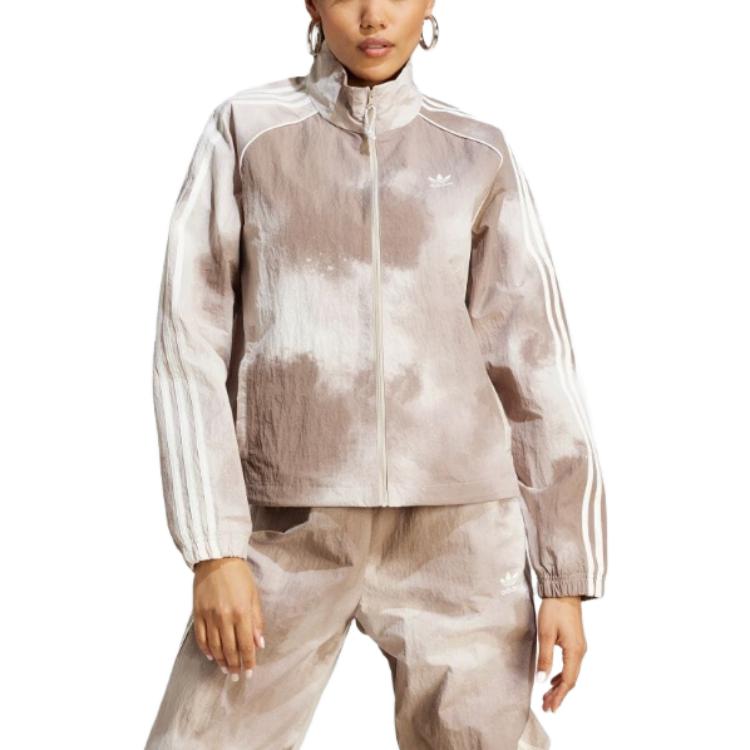 (Women) adidas Originals Retro Zip-Up Track Jacket Brown Yellow II5655 圖 4