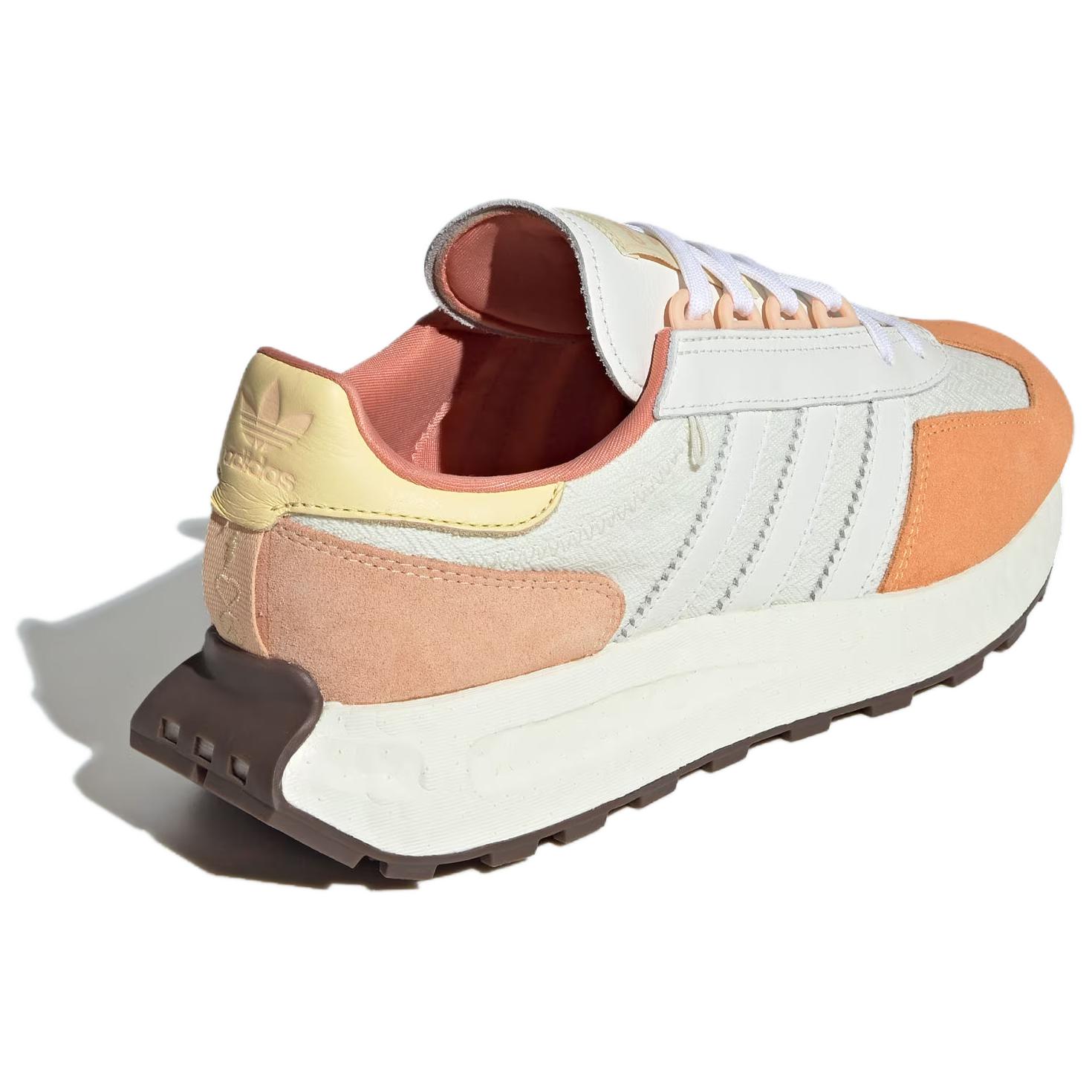 Shop adidas originals Retropy E5 減震耐磨防滑 低幫 生活休閒鞋 女款 白橙黃