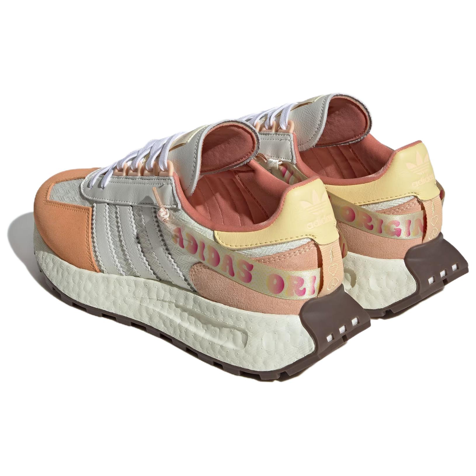 Purchase adidas originals Retropy E5 減震耐磨防滑 低幫 生活休閒鞋 女款 白橙黃