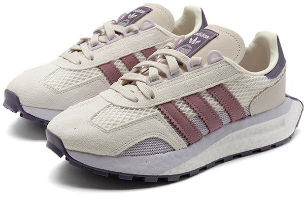 (Women) adidas Originals Retropy E5 Shoes 'Beige White Purple' IE0504 Lookbook (Women) adidas Originals Retropy E5 Shoes 'Beige White Purple' IE0504