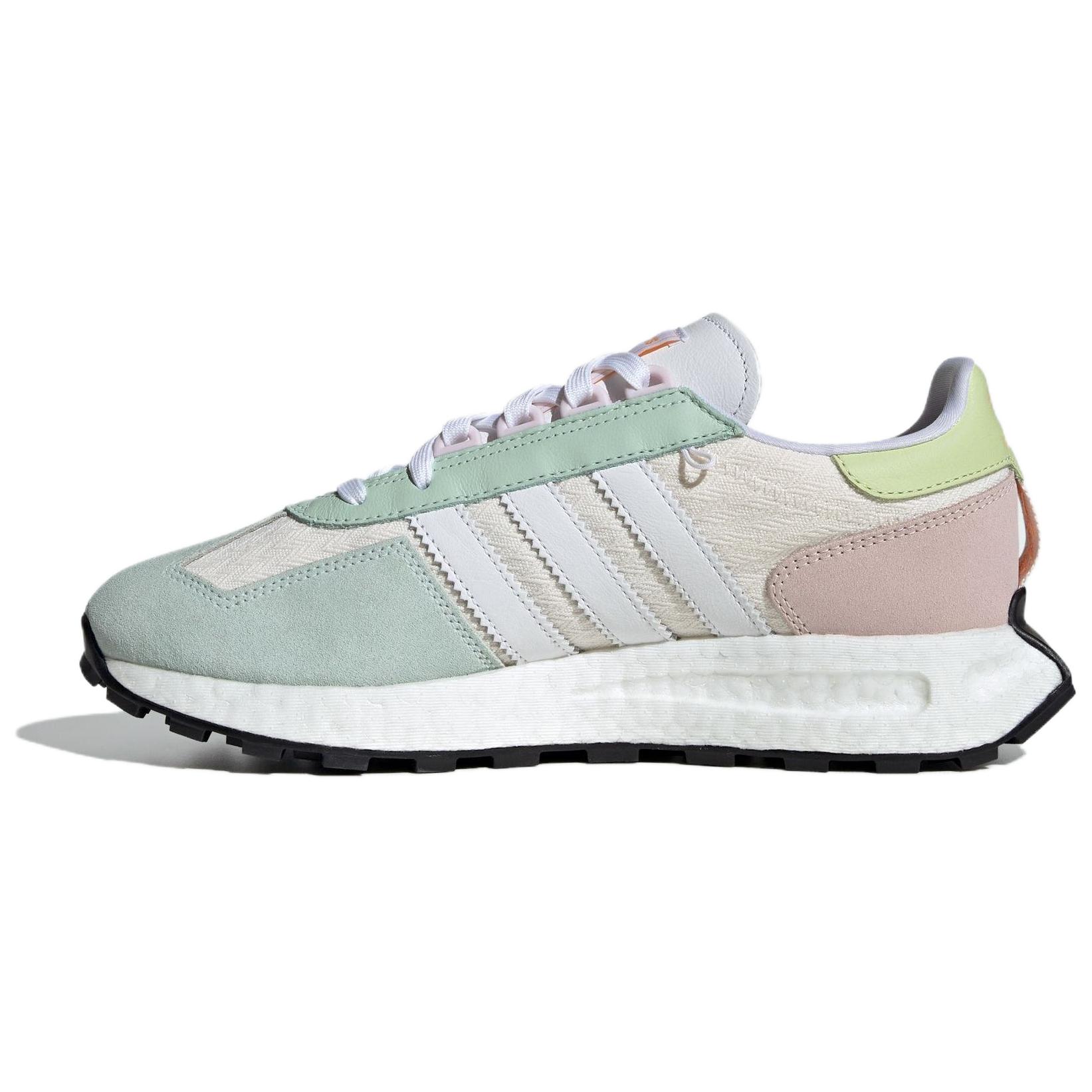 (Women) adidas Originals Retropy E5 Casual Sneakers Green/White/Yellow Boost Comfort ID6259