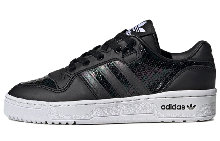 (W) adidas originals Rivalry Low 'Black White'