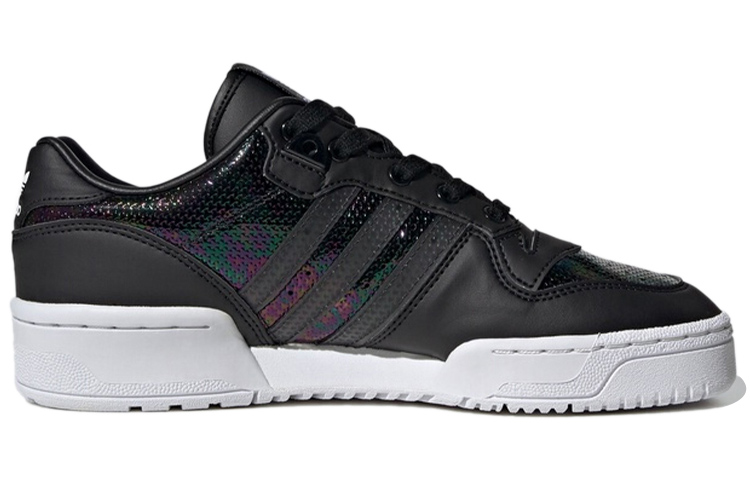 (W) adidas originals Rivalry Low 'Black White' 圖 2