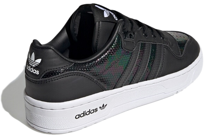(W) adidas originals Rivalry Low 'Black White' 圖 4