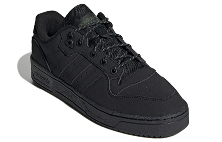 (W) adidas originals RIVALRY Low 'Triple Black' 圖 2
