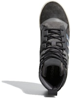 adidas originals Rivalry RM 高筒 板鞋 女款 黑灰 Shop adidas originals Rivalry RM 高筒 板鞋 女款 黑灰