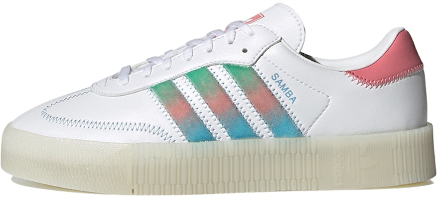adidas originals Samba 輕便 低筒 帆布鞋 女款 白綠粉 Buy adidas originals Samba 輕便 低筒 帆布鞋 女款 白綠粉