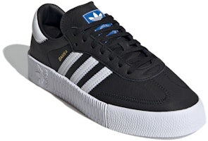 adidas originals Samba 松糕底 復古 休閒 防滑減震 低筒 板鞋 女款 黑 Lookbook adidas originals Samba 松糕底 復古 休閒 防滑減震 低筒 板鞋 女款 黑