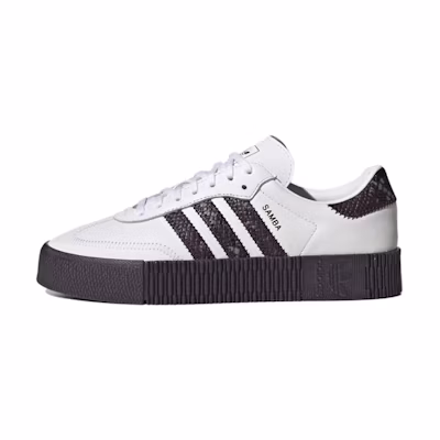 (W) adidas originals Sambarose White/Purple