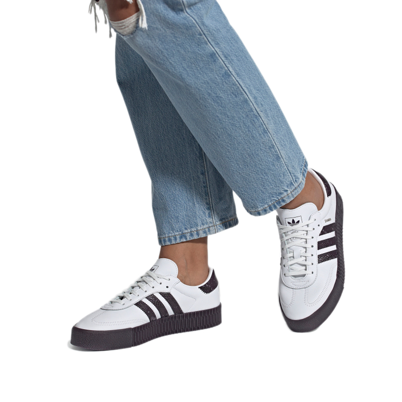 Sizing (W) adidas Originals Sambarose Blanco/Morado FV0784