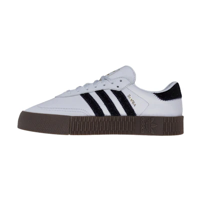 (W) adidas originals Sambarose 'White Black Brown'