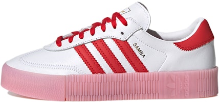 (Women) adidas originals Sambarose 'White Red' FX6269 (Women) adidas originals Sambarose 'White Red' FX6269