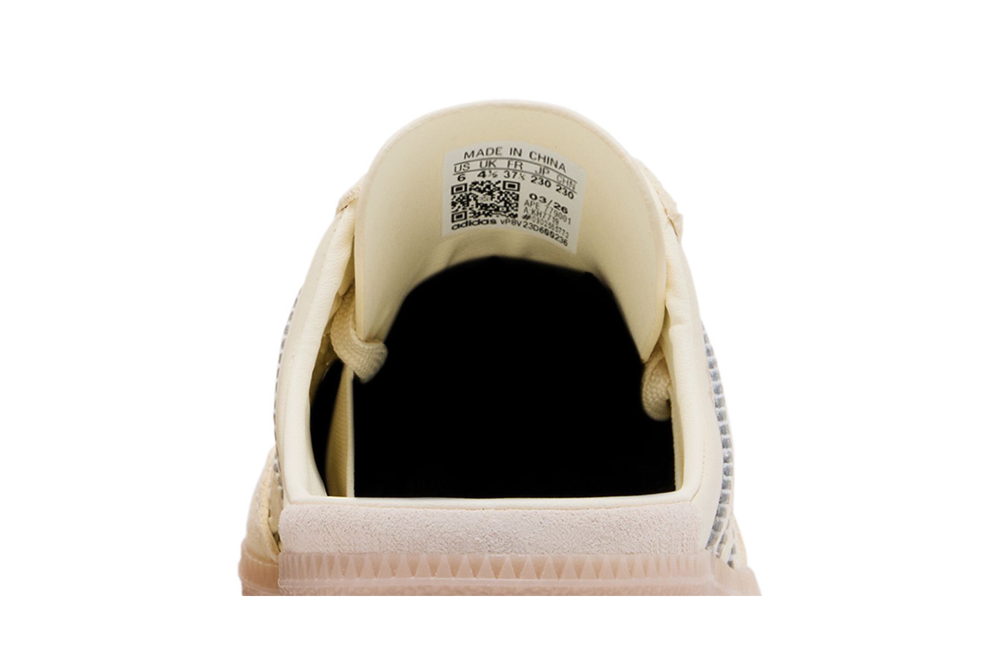 Sizing (Women) adidas Originals Samba Mule Slip-On Shoes in Light Beige. KH7719