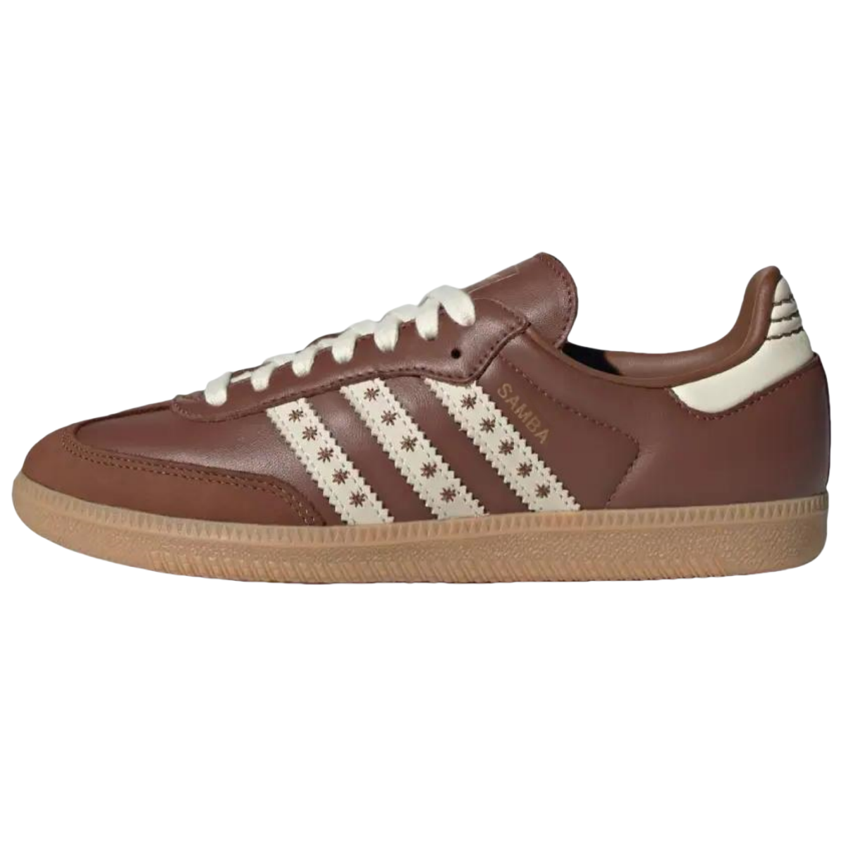 (Women) adidas Originals Samba Preloved Brown Casual Low-Top Sneakers Brown/White JR8821