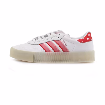 (W) adidas originals Sambarose 'White Red'