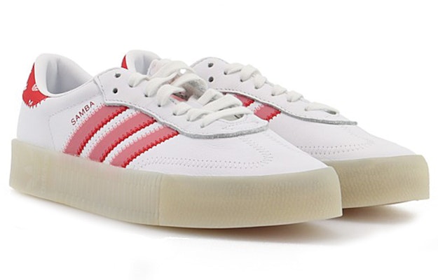 Women adidas Originals Samba Rose White Crimson FY3118 FY3118