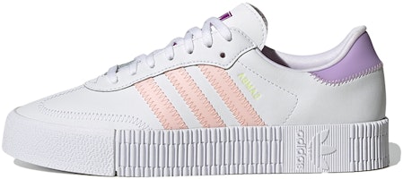 (Women) adidas originals Sambarose 'White Pink Purple' FX8103 (Women) adidas originals Sambarose 'White Pink Purple' FX8103