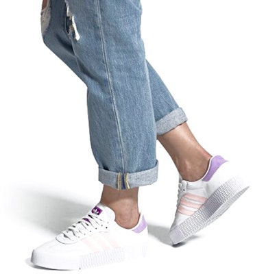 (W) 아디다스 오리지널 삼바로즈 '화이트 핑크 퍼플' FX8103 Sizing (W) 아디다스 오리지널 삼바로즈 '화이트 핑크 퍼플' FX8103