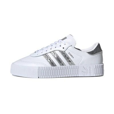 (W) adidas Sambarose 'White Silver Metallic'
