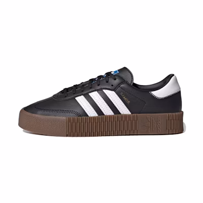 (W) adidas originals Samba Rose Shoes Black/White/Brown