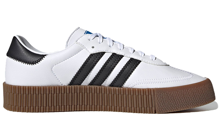 (W) adidas originals Samba Rose Shoes White/Black/Brown 圖 2